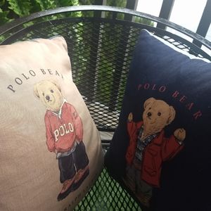 POLO BEAR PILLOWS